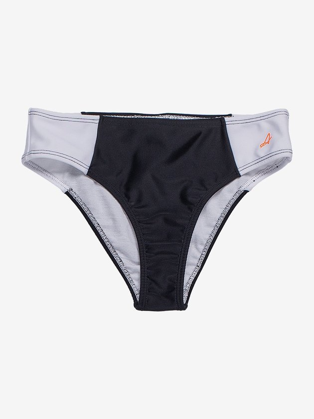 conjunto biquini com ziper preto e neon authoria v0020 calcinha still