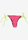 conjunto biquini dupla face estampado neon v0022 calcinha pink