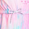 vestido infantil tie dye rosa mini fashion momi cintura