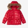 jaqueta infantil menina doudoune vermelha momi frente