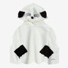 poncho infantil menina off white momi