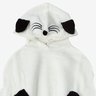 poncho infantil menina off white momi capuz