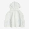 poncho infantil menina off white momi costa
