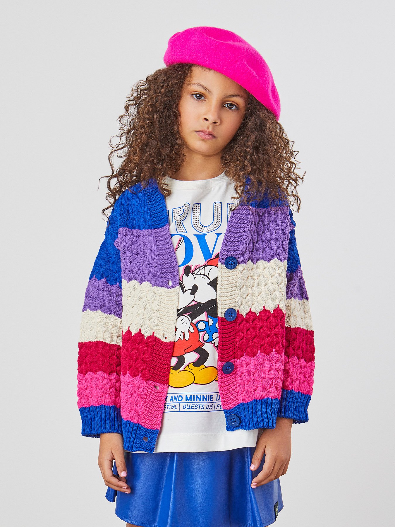 Cardigan de Tricot Colorido