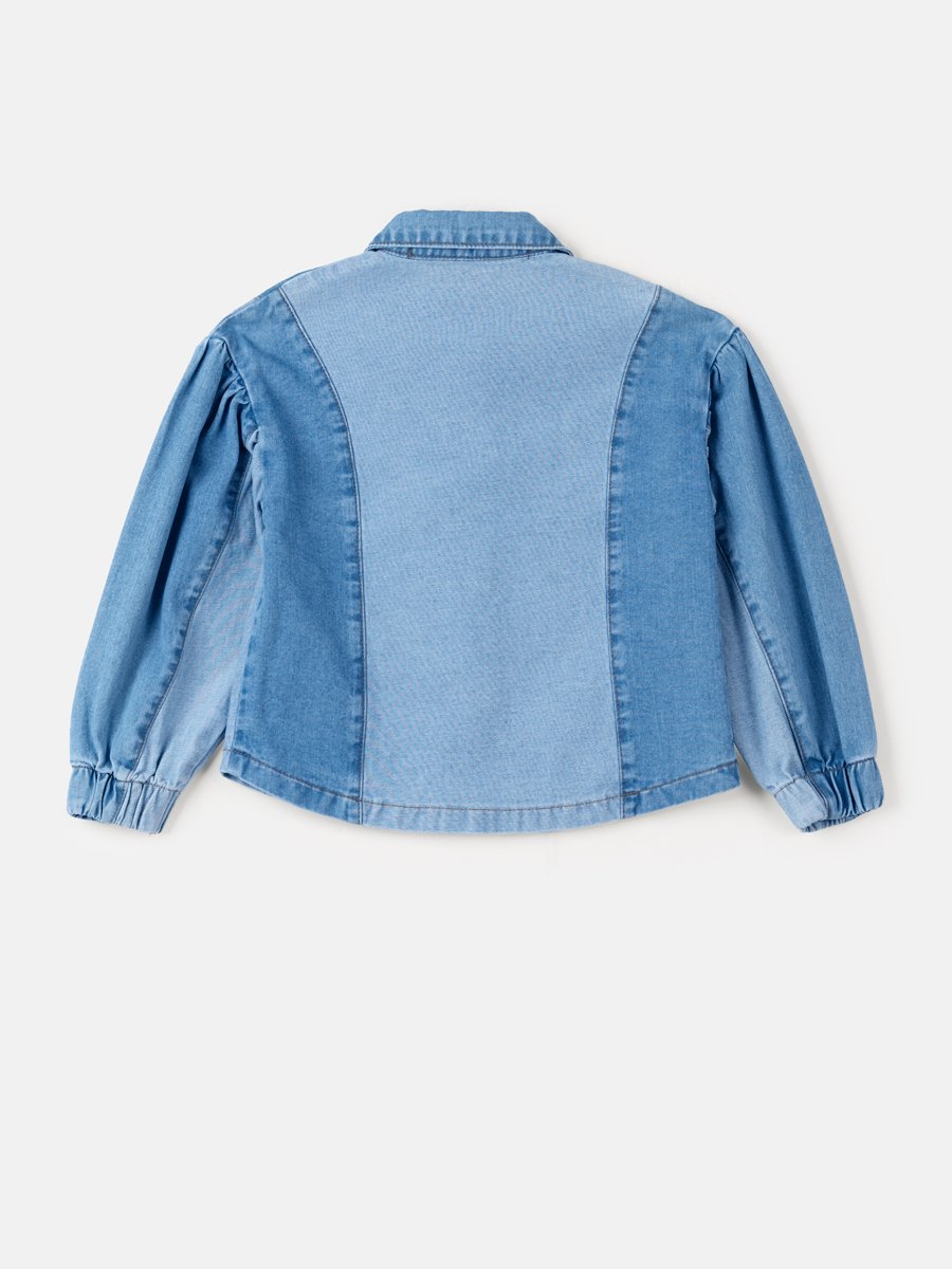 Jaqueta Jeans Patchwork Jaqueta Jeans Patchwork
