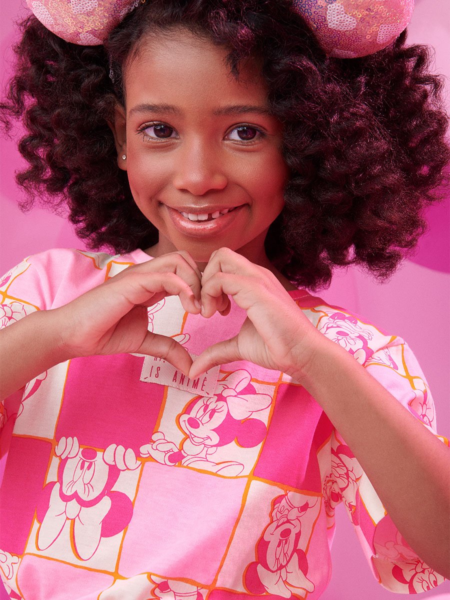 Macaquinho Grid Minnie Mouse