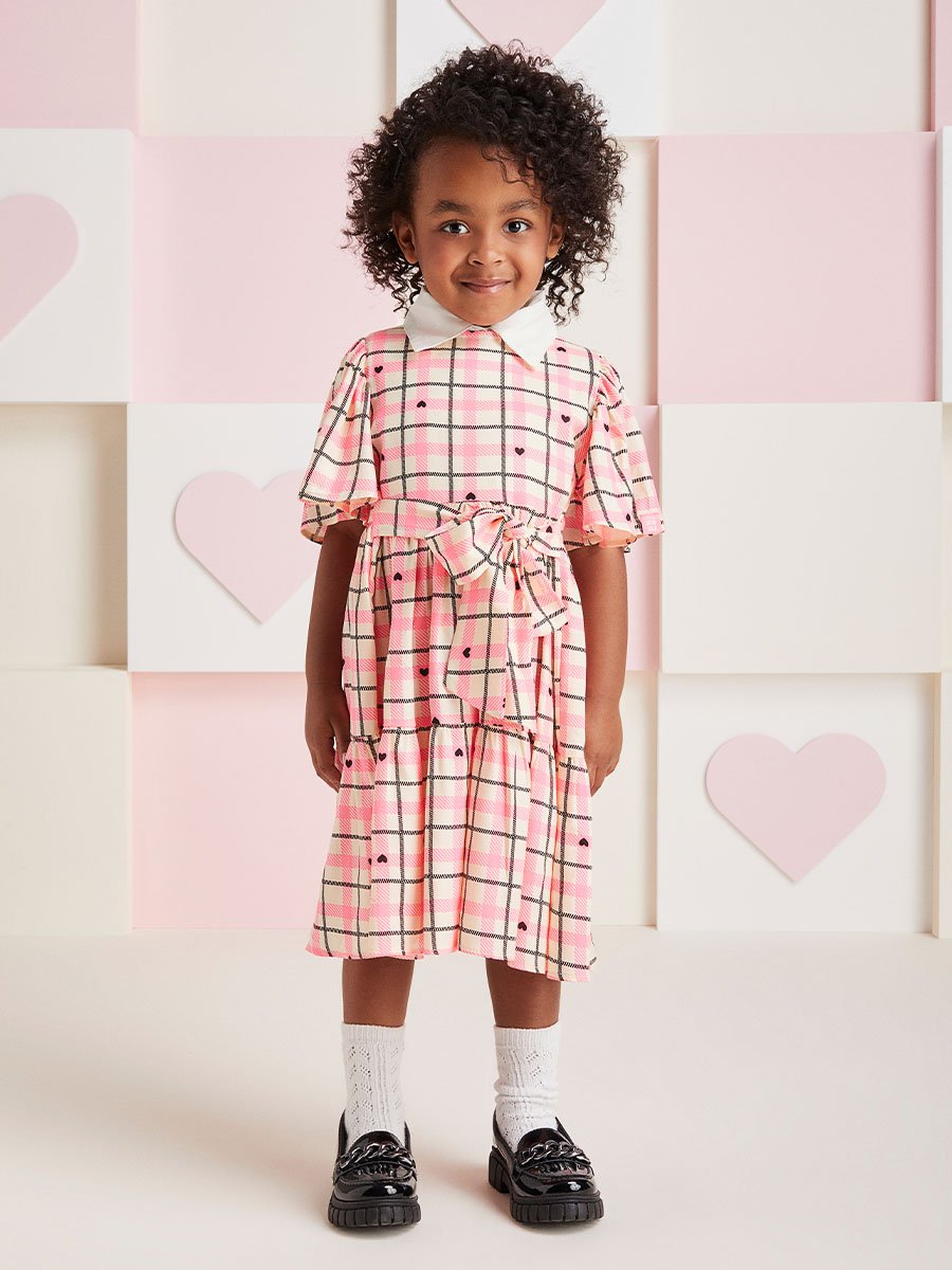 Vestido Xadrez Pink