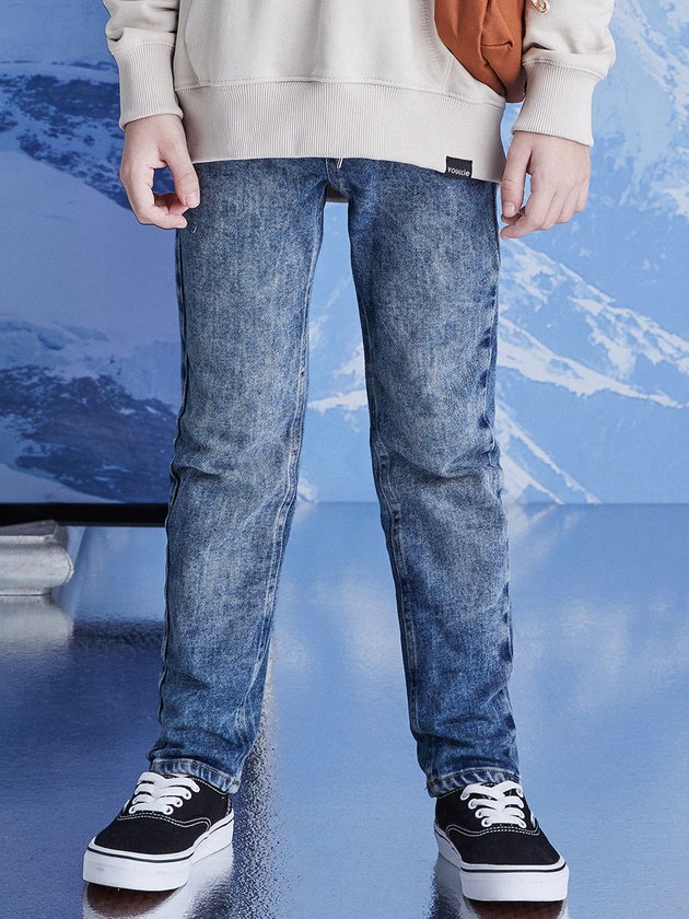 Calça Jeans com Cadarço