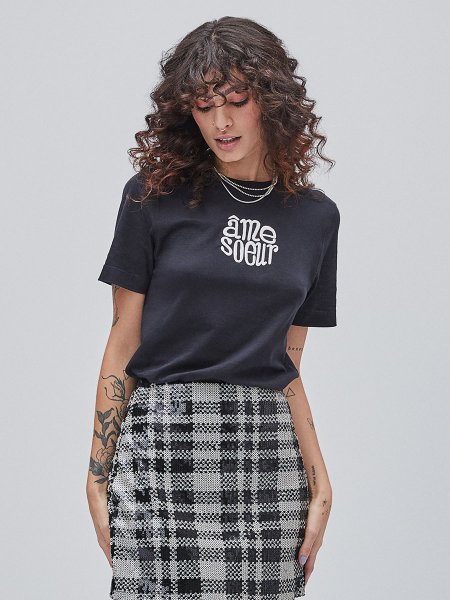T-Shirt Black Estampada