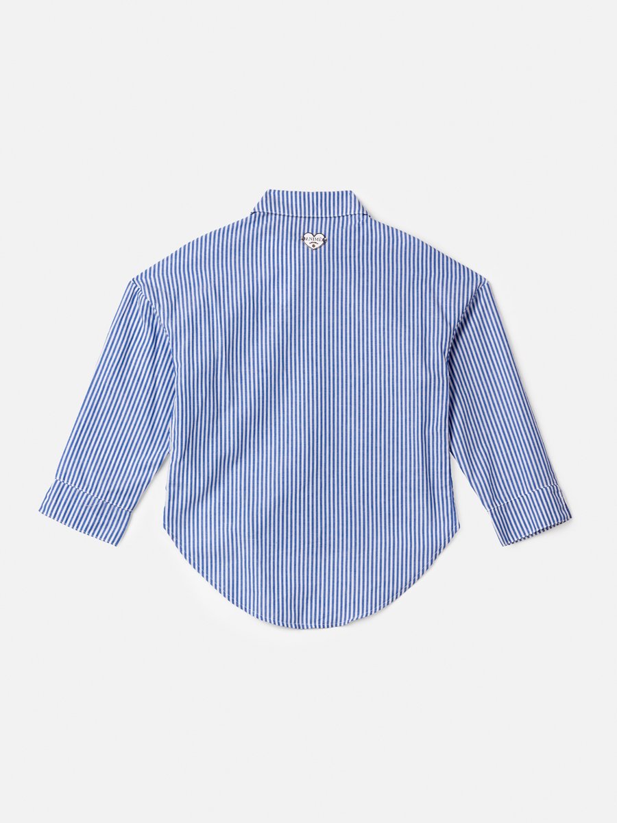 Camisa Azul Listrada