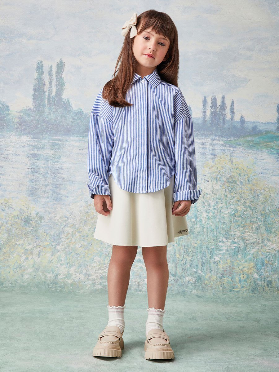 Camisa Azul Listrada