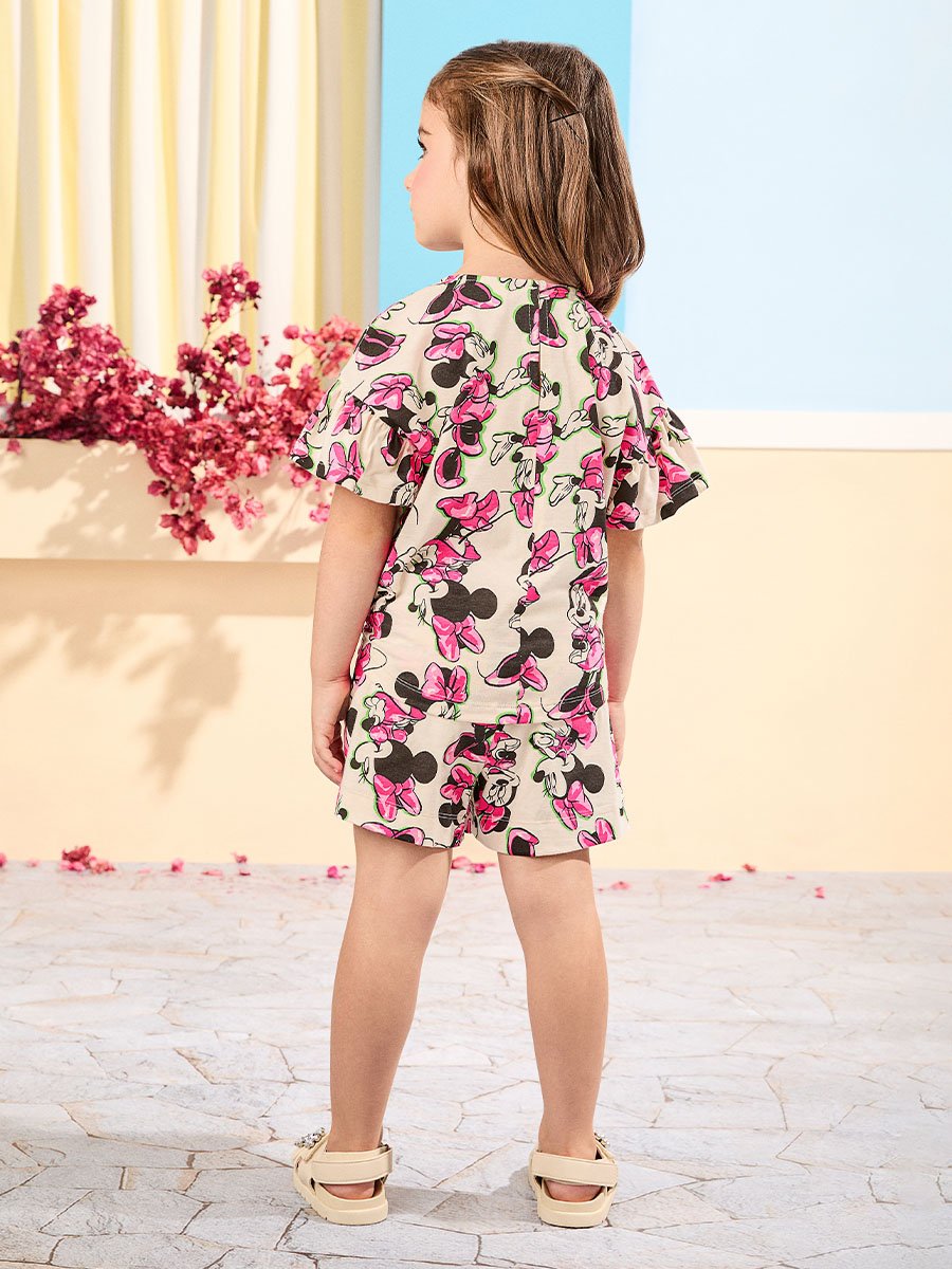 Conjunto Off White da Minnie Mouse