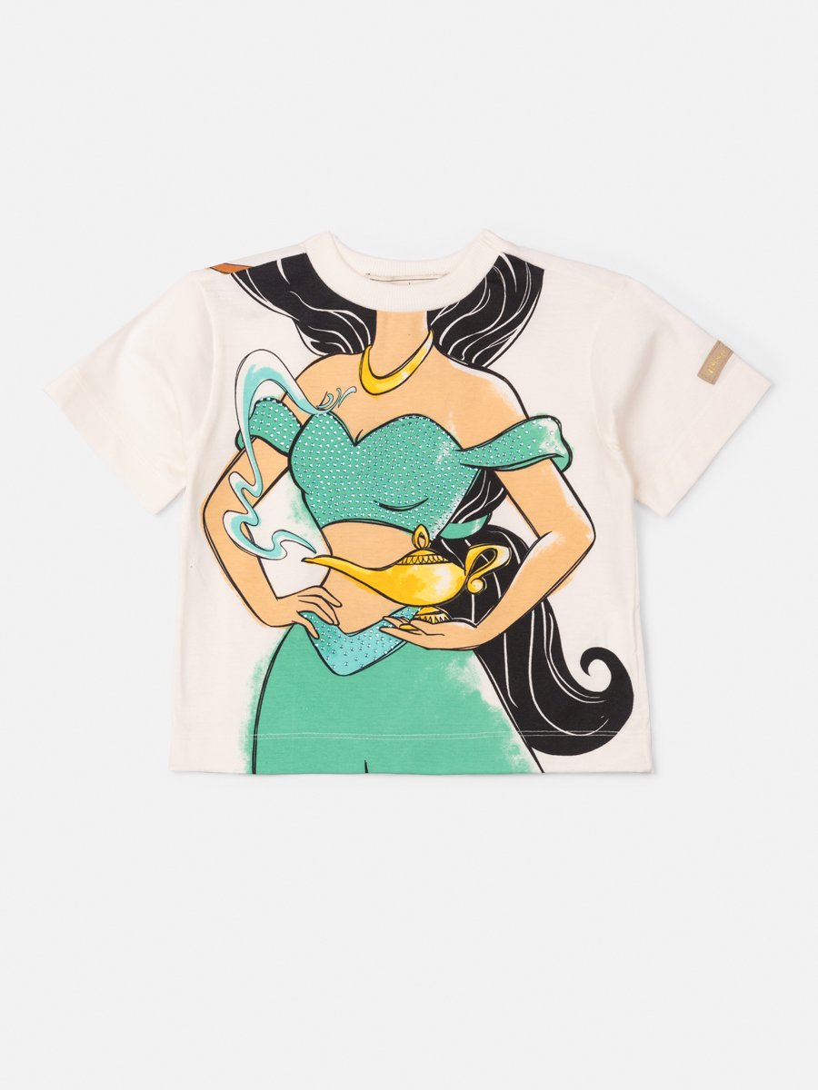 Blusa Off White da Jasmine com Strass