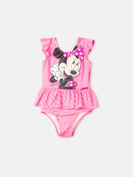 Maiô Rosa Neon da Minnie Mouse