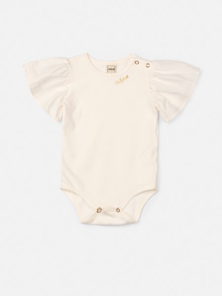 Body Off White com Mangas Evasê