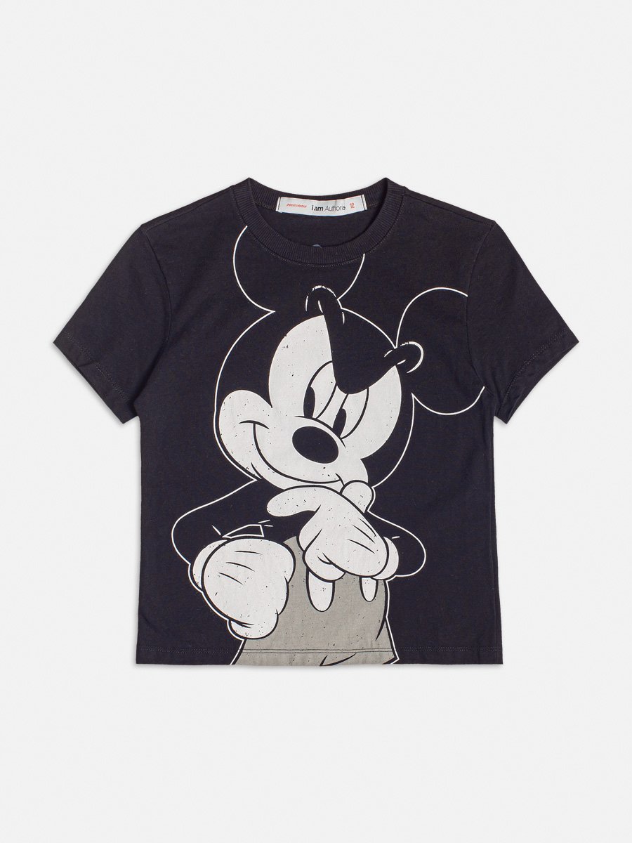 T-Shirt Preta do Mickey Mouse