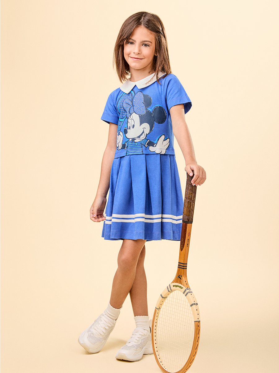 Vestido Minnie Tenista com Golinha