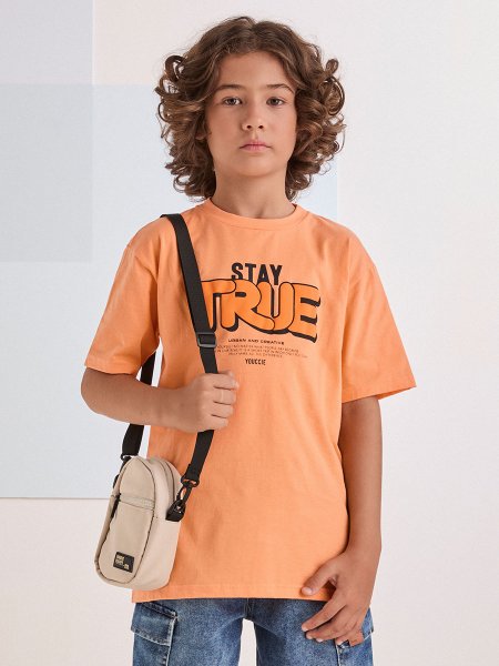 Camiseta Bege Stay True