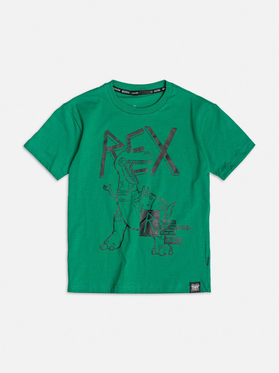 Camiseta Verde do Dino Rex