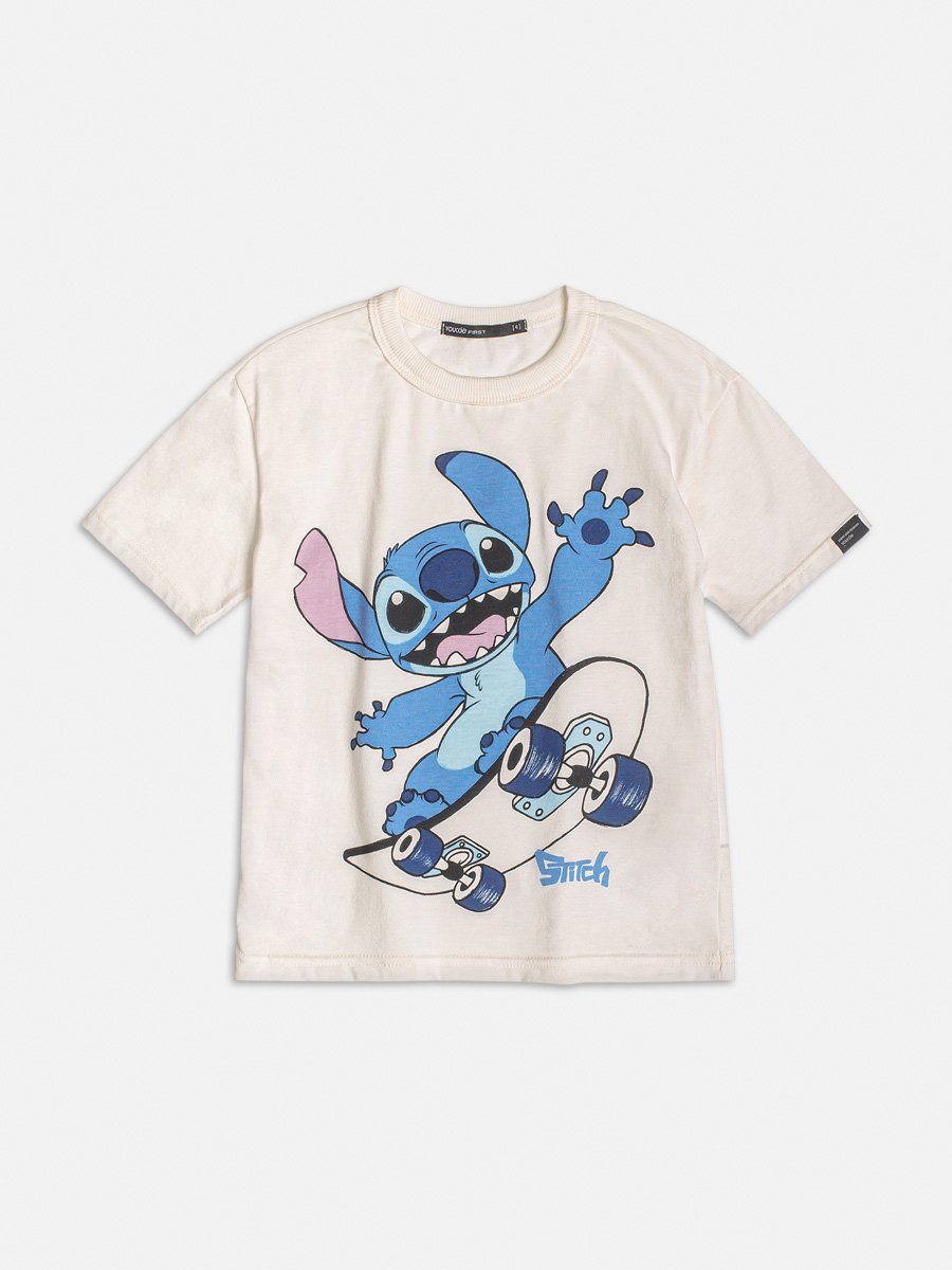 Camiseta Off White do Stitch Skatista