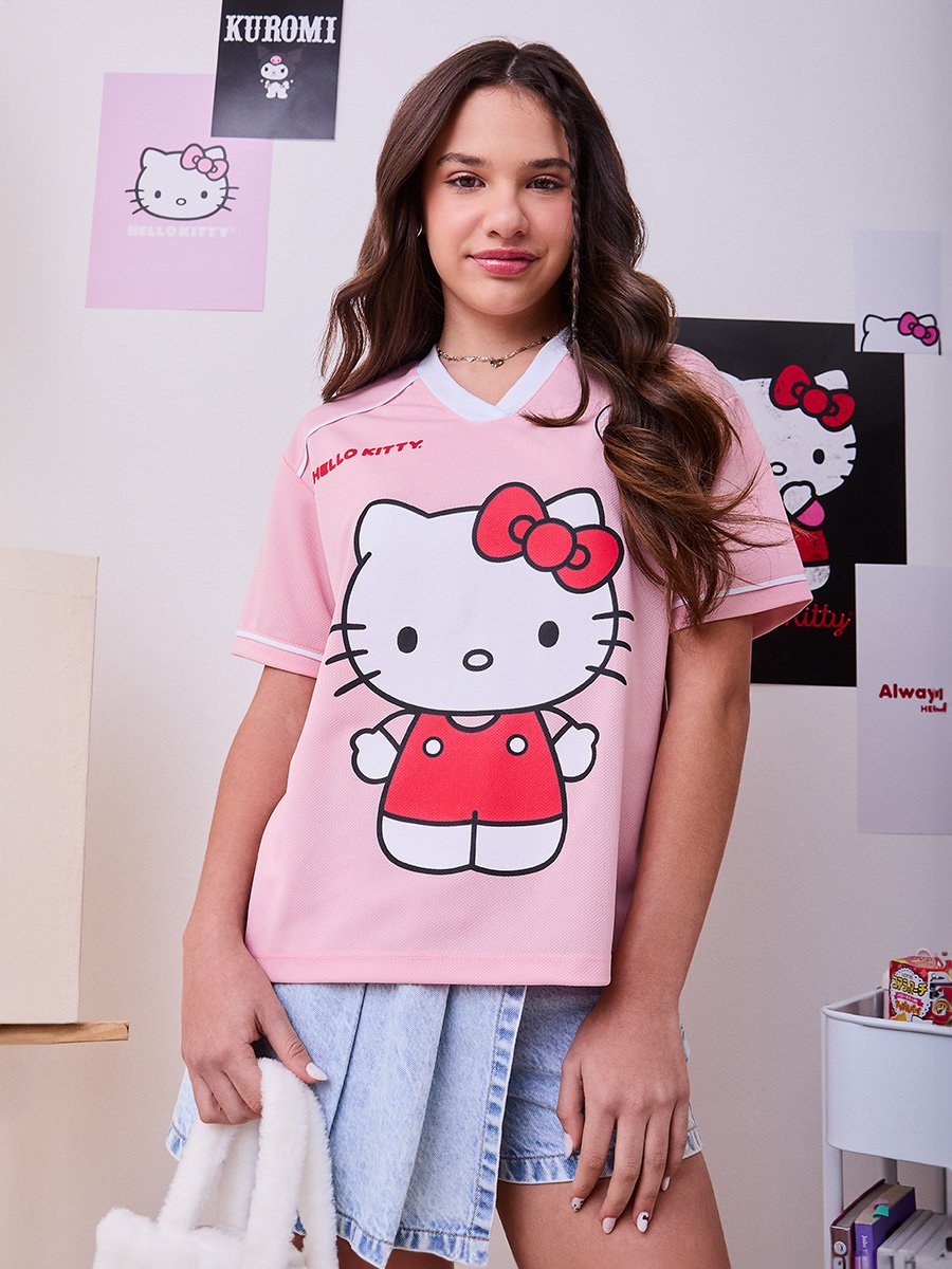 T-Shirt Rosa da Hello Kitty