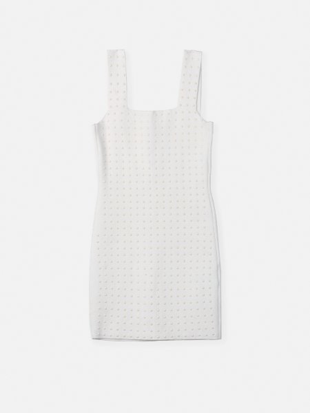 Vestido de Tricot com Strass