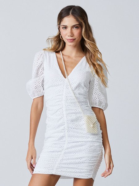 Vestido de Laise Off White