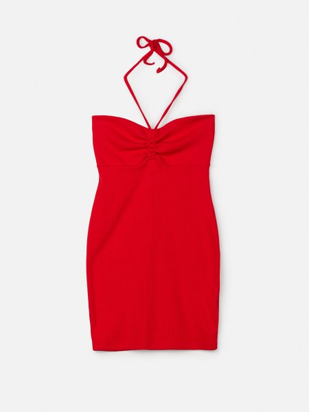 Vestido Vermelho com Amarração