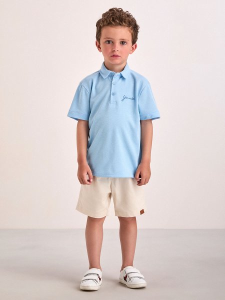 Conjunto Social Azul Claro