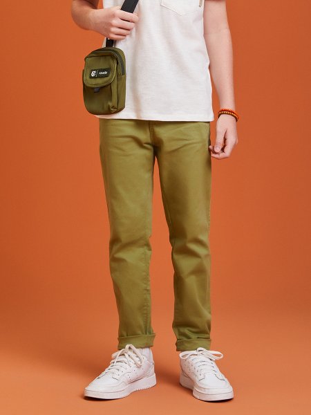 Calça de Sarja Verde