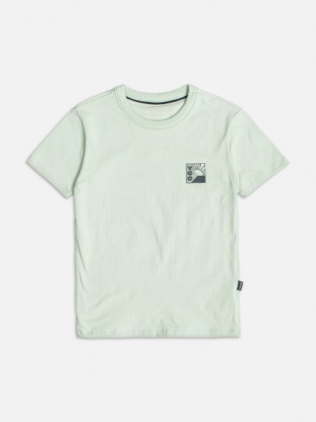 Camiseta Verde Estampada