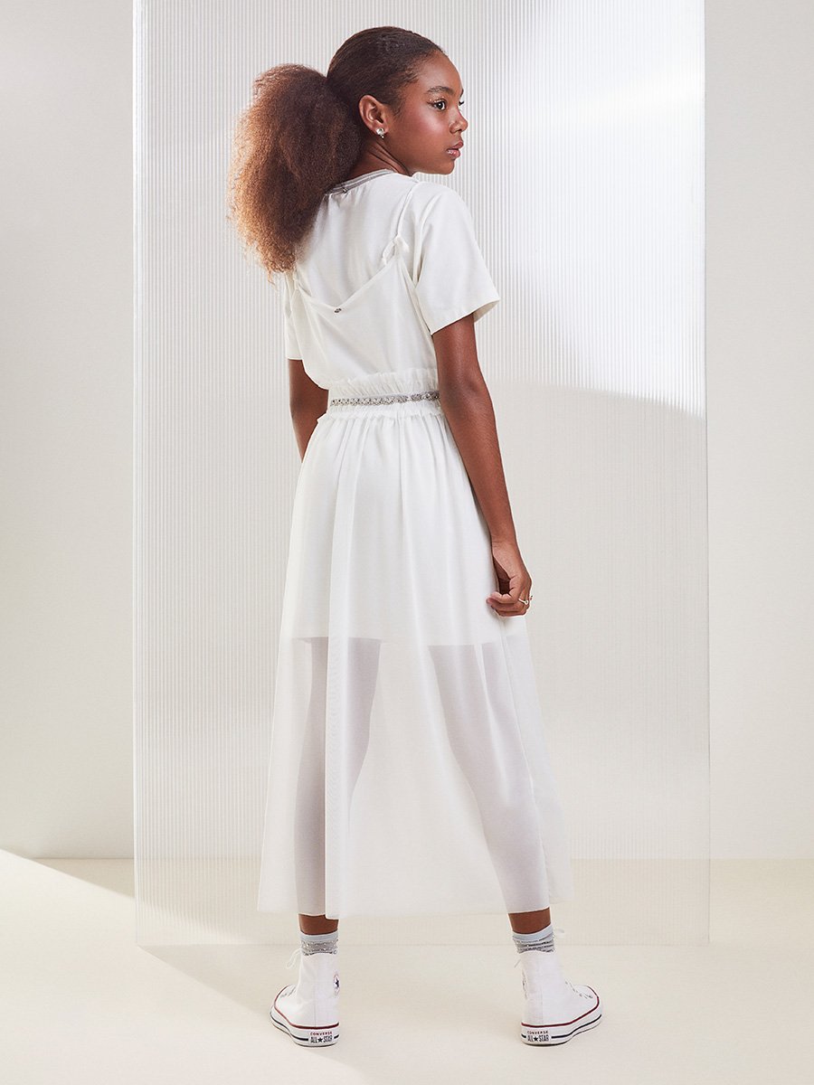 Conjunto de Tule Off White