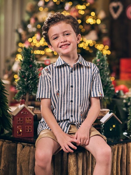 Camisa Listrada do Mickey Mouse