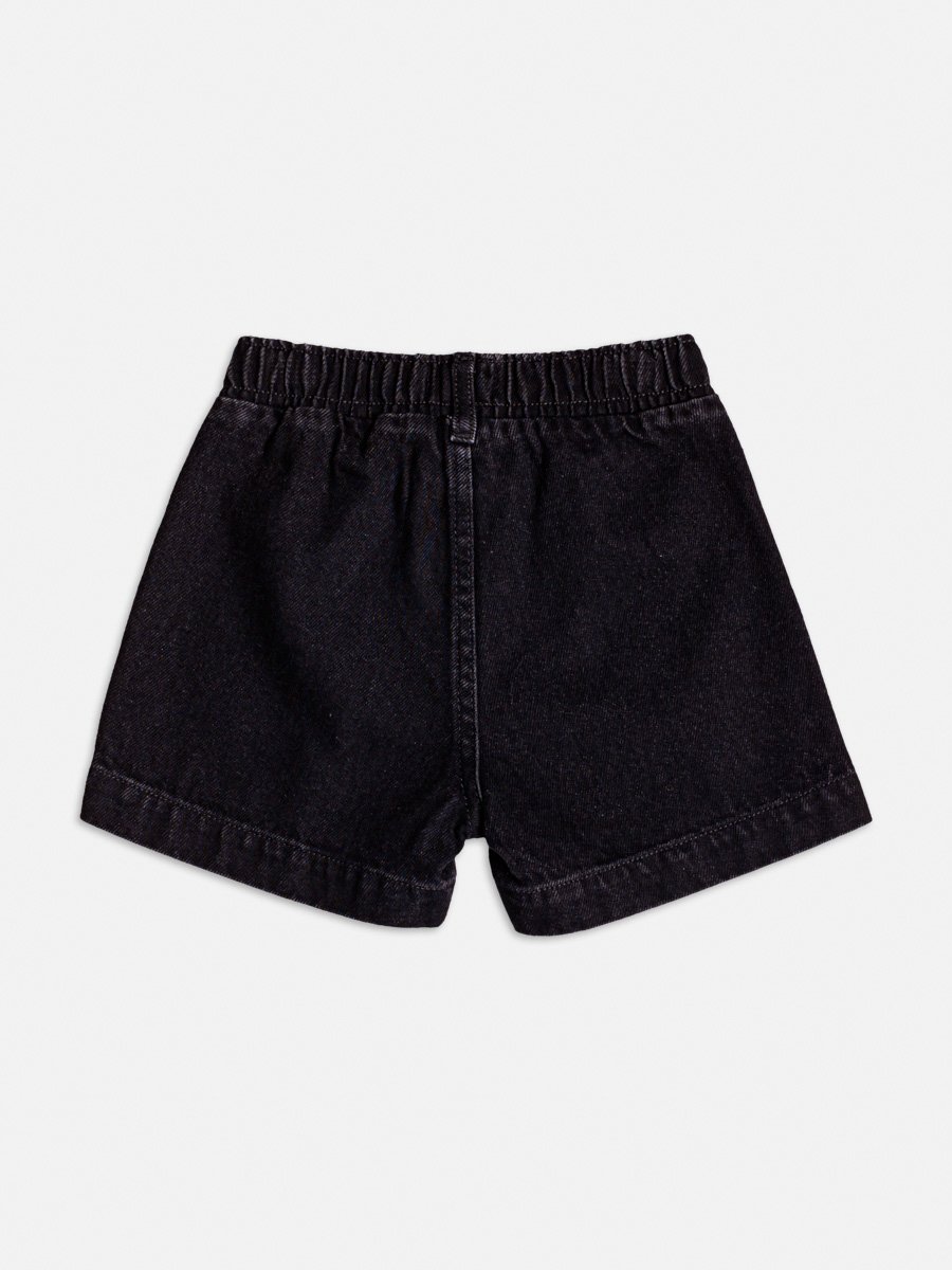 Short Jeans Preto com Strass