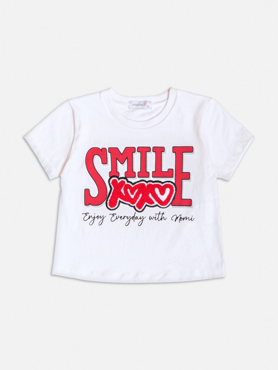 Blusa Off White Smile com Patch