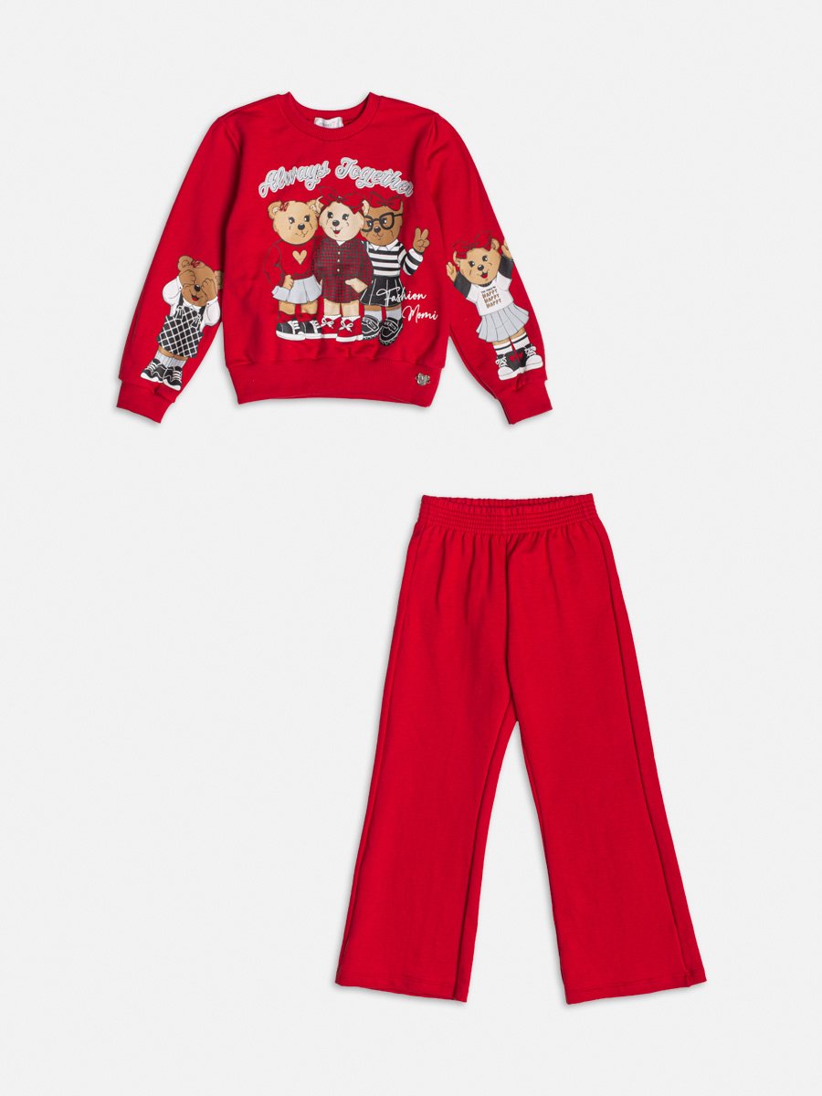 Conjunto Pantalona com Estampa de Urso