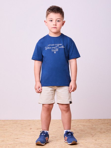 Conjunto Marinho Estampado