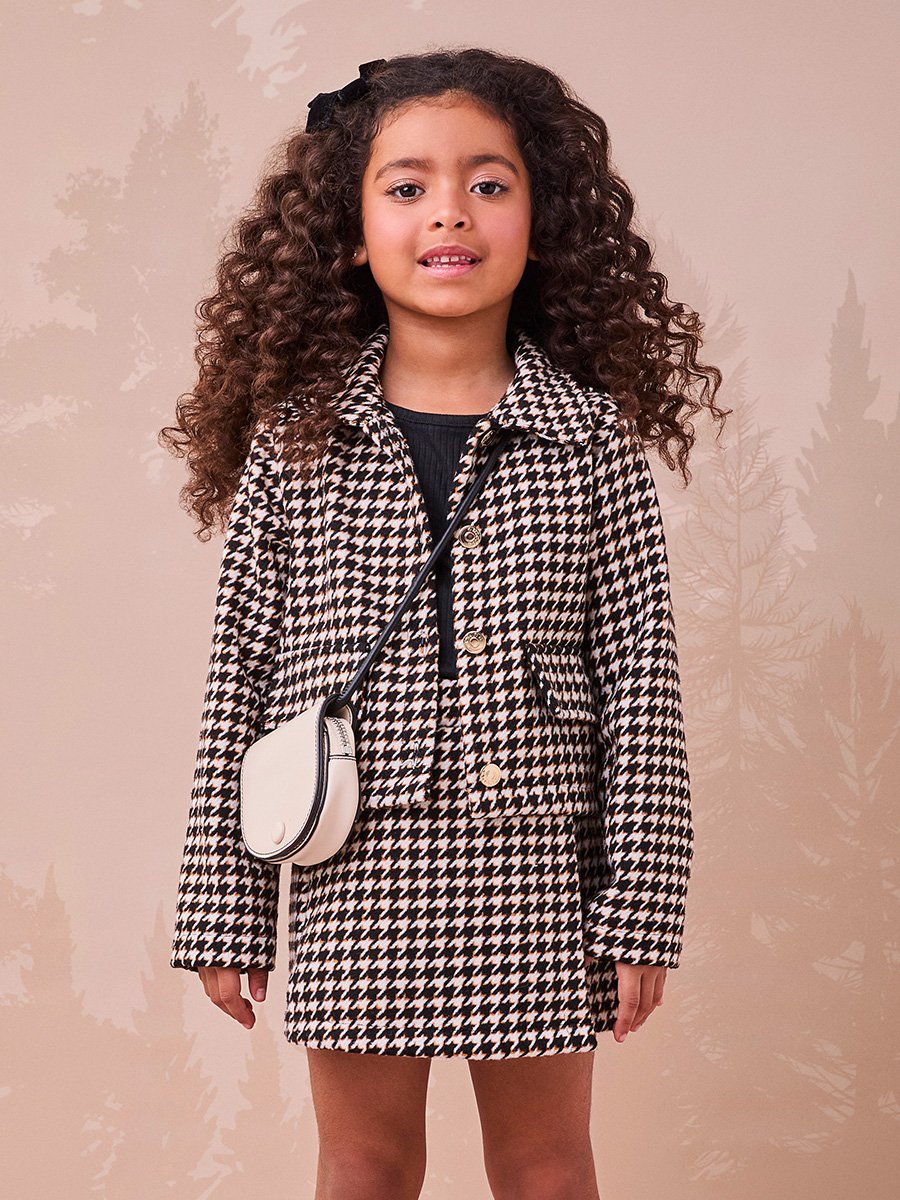 Casaco de Tweed Pied Coq