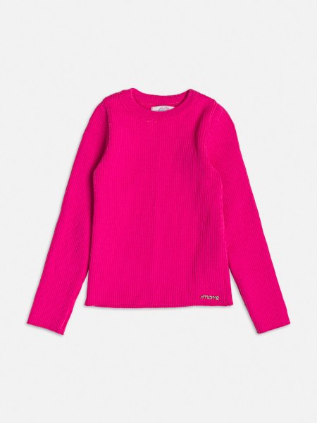 Blusa de Tricot Básica Pink