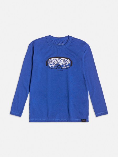 Camiseta Azul Royal Snowboard