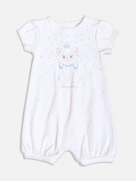 Macacão Manga Curta da Marie com Strass