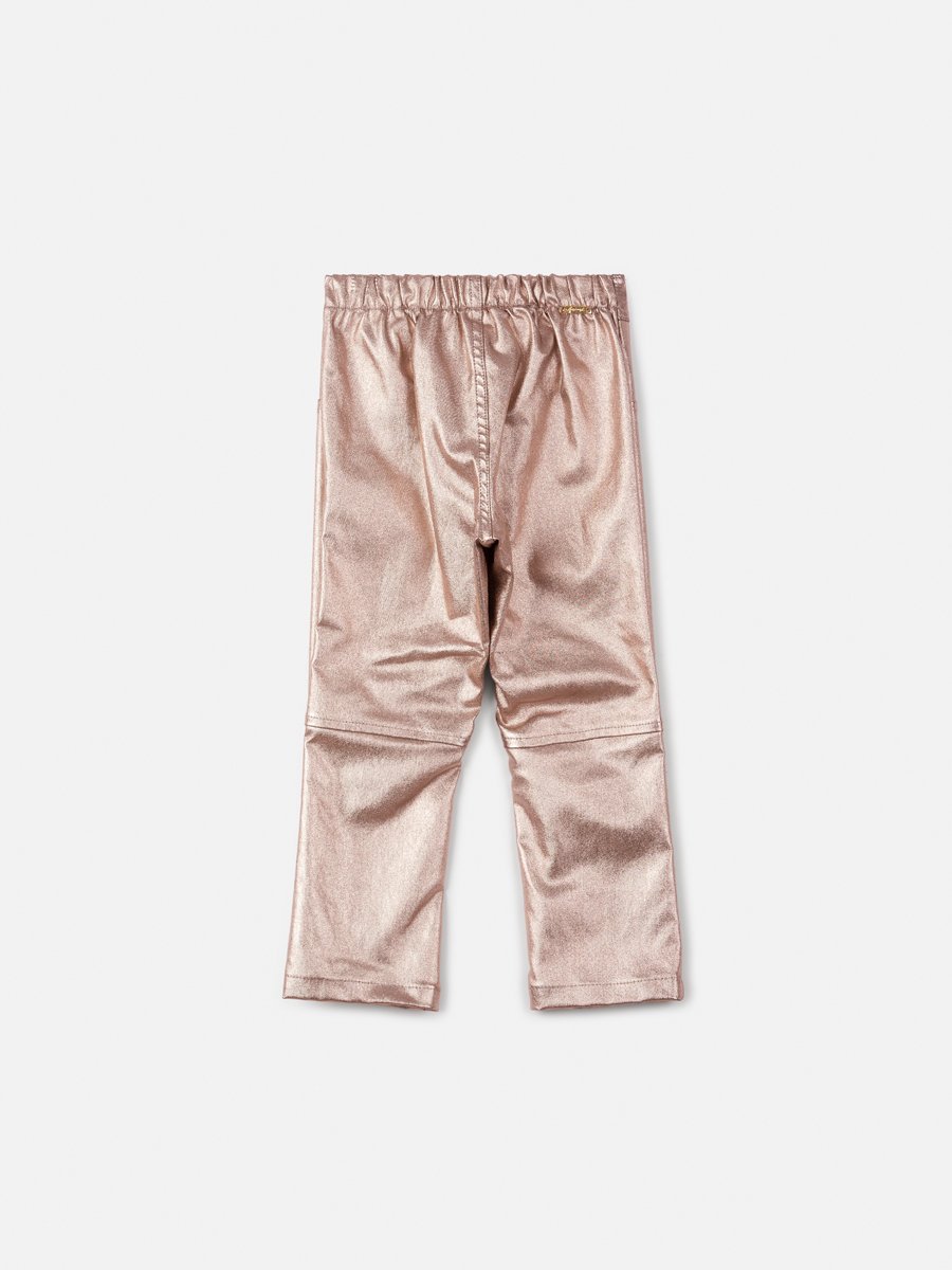amu♡ Calça Metalizada Dourada