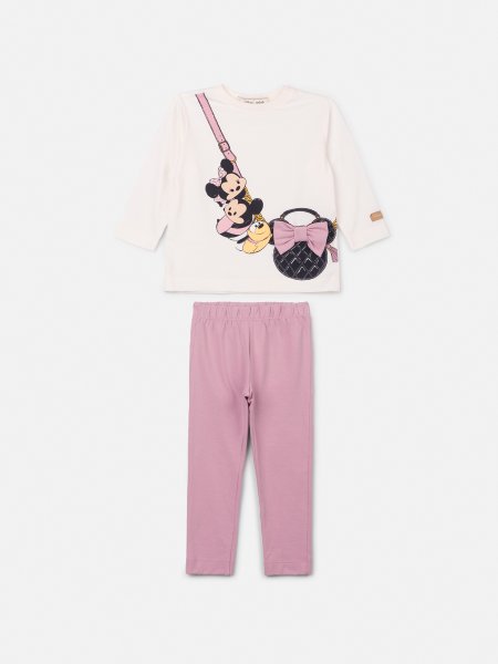 Conjunto Manga Longa da Minnie e Mickey