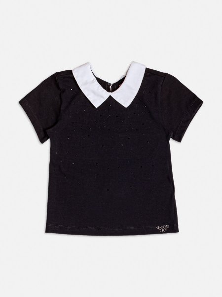 Blusa Manga Curta com Gola