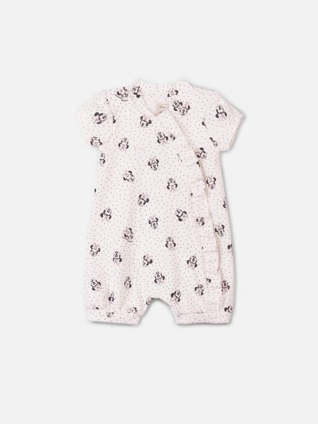 Macacão de Poá da Minnie com Babado