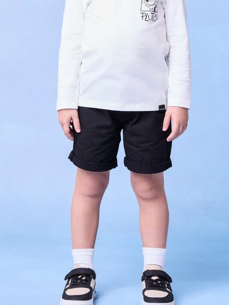 Bermuda de Sarja Preta