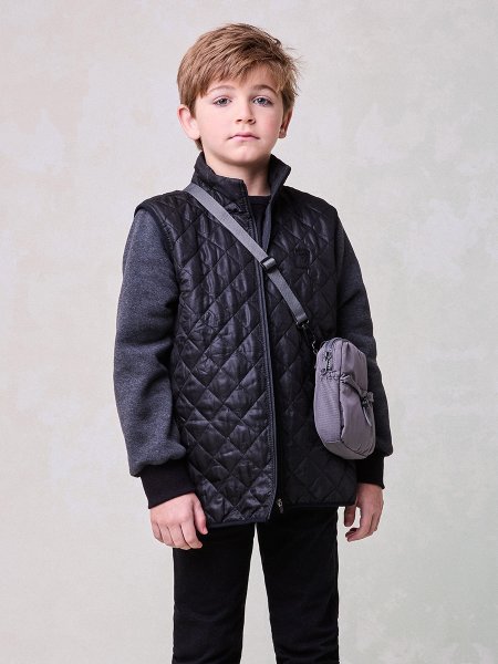 Jaqueta de Matelassê Preta