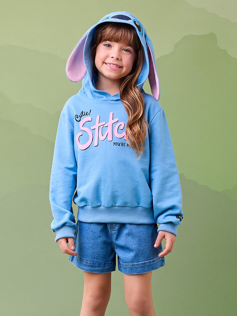 Casaco do Stitch com Orelhinhas
