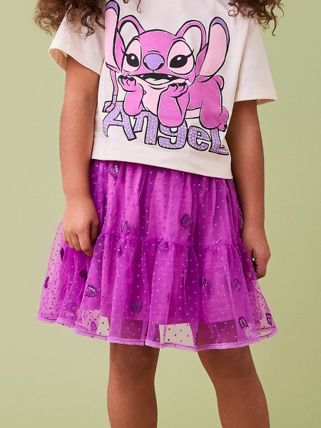 Saia em Tule com Borboletas