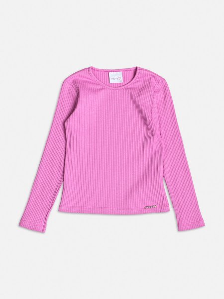 Blusa Básica Canelada Roxo Mystic